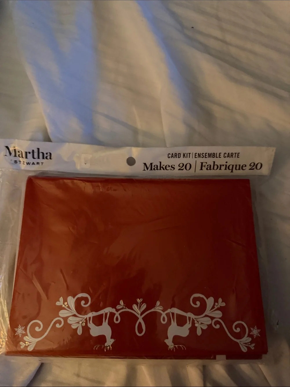 Martha Stewart Christmas festive card